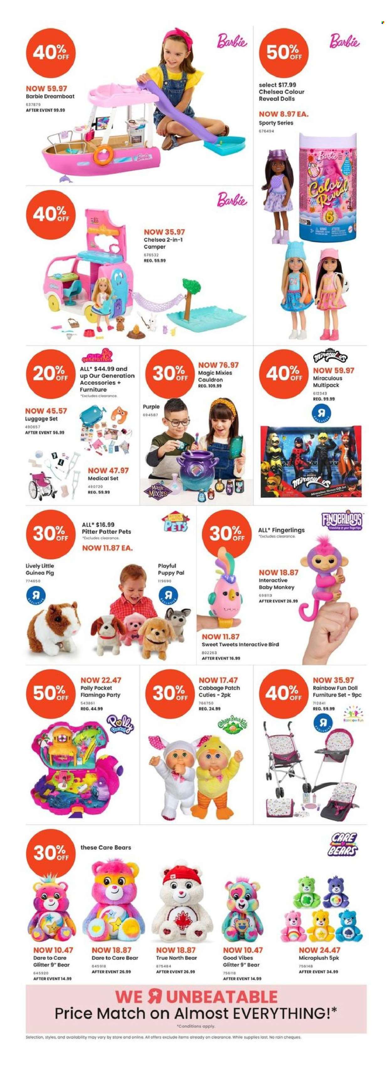 thumbnail - Circulaire Toys''R''Us - 27 Juin 2024 - 10 Juillet 2024 - Produits soldés - Barbie, jouet. Page 5.