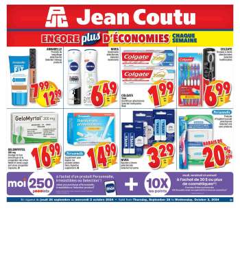 Circulaire Jean Coutu - 26 Septembre 2024 - 02 Octobre 2024.