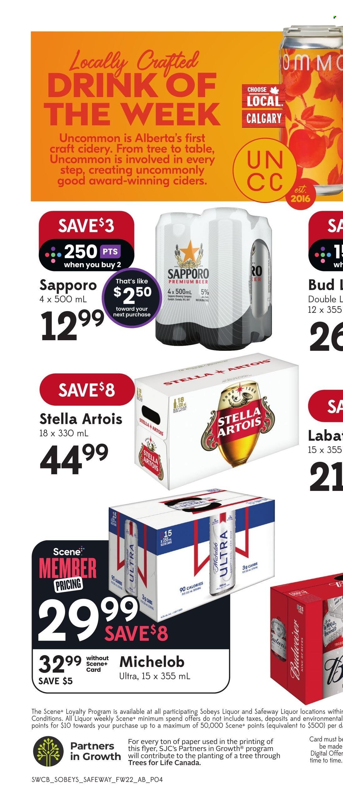 Circulaire Sobeys Liquor - 26 Septembre 2024 - 02 Octobre 2024. Page 4