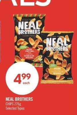 NEAL BROTHERS CHIPS - 276g Selected Types