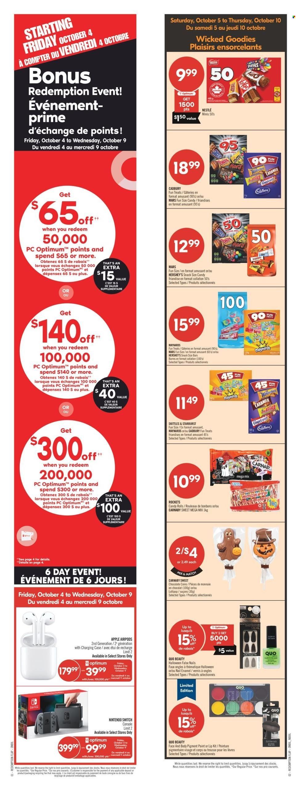 Circulaire Shoppers Drug Mart - 05 Octobre 2024 - 10 Octobre 2024. Page 3