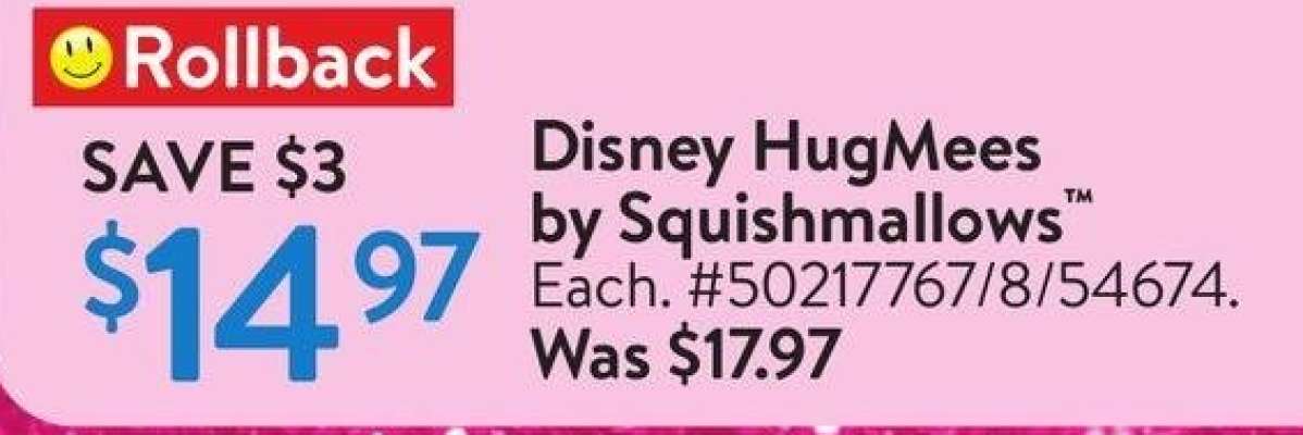 Disney HugMees by Squishmallows™ - Each. 50217767