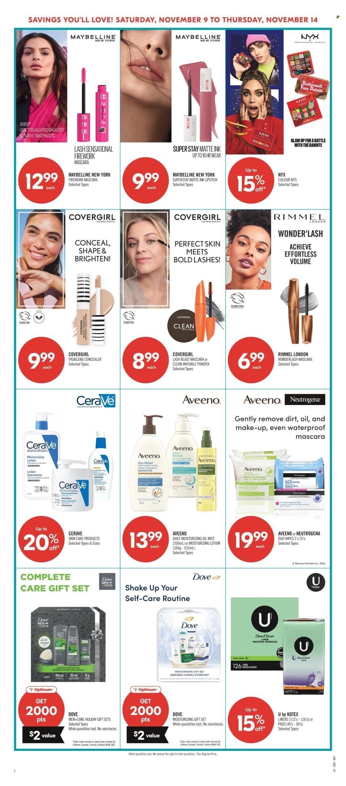 Circulaire Shoppers Drug Mart - 09 Novembre 2024 - 14 Novembre 2024. Page 1