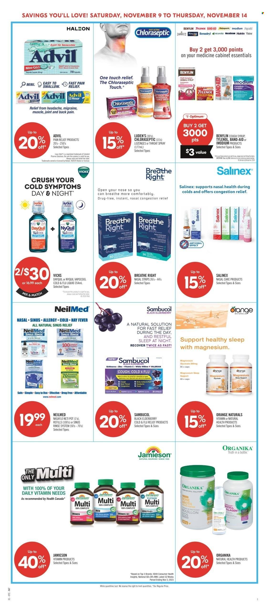 Circulaire Shoppers Drug Mart - 09 Novembre 2024 - 14 Novembre 2024. Page 16