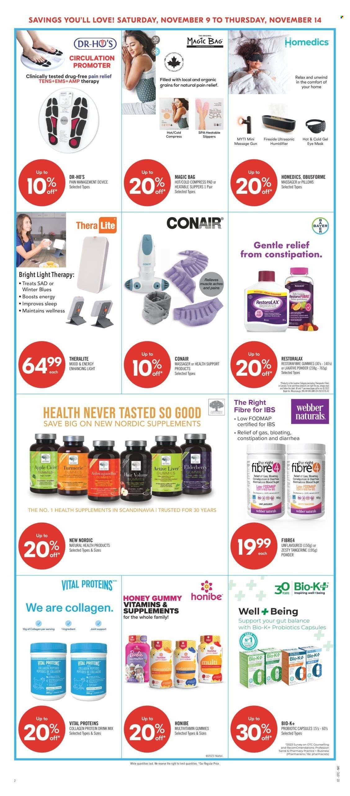 Circulaire Shoppers Drug Mart - 09 Novembre 2024 - 14 Novembre 2024. Page 1