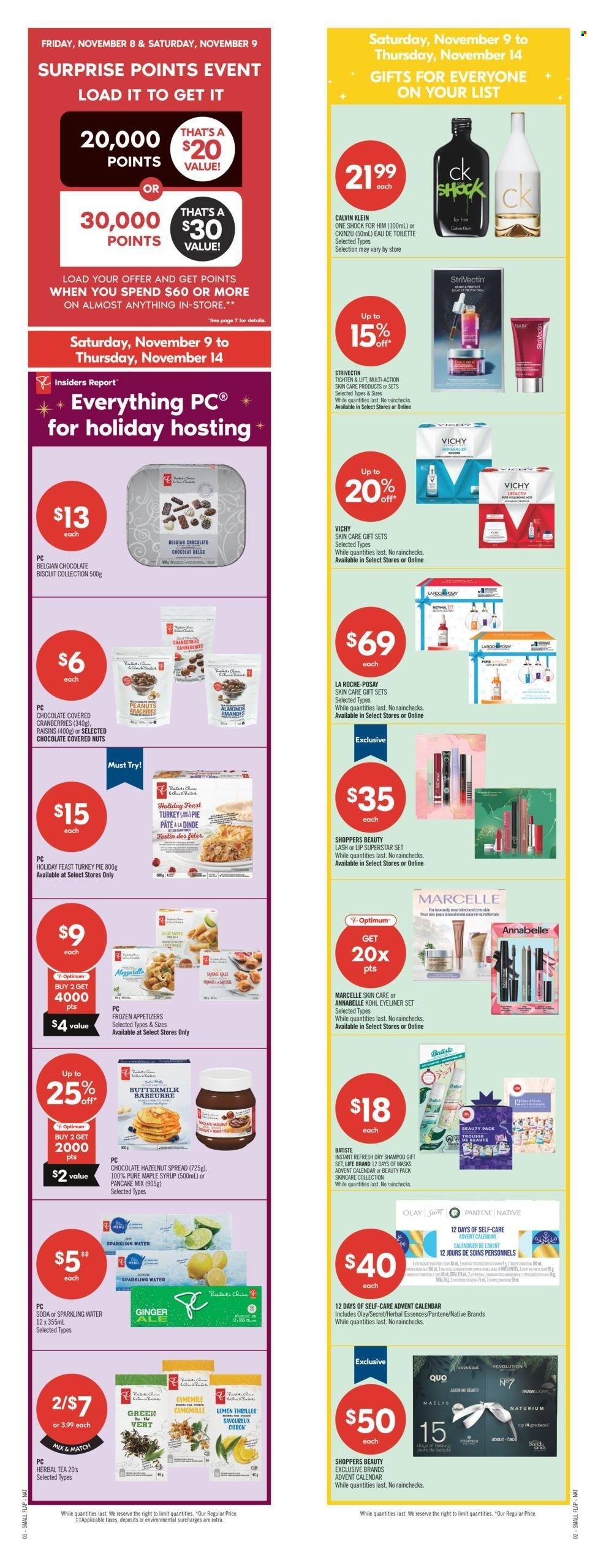 Circulaire Shoppers Drug Mart - 09 Novembre 2024 - 14 Novembre 2024. Page 1