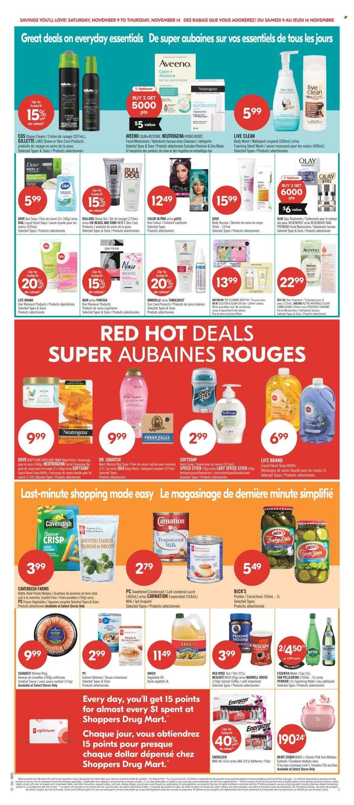 Circulaire Shoppers Drug Mart - 09 Novembre 2024 - 14 Novembre 2024. Page 1