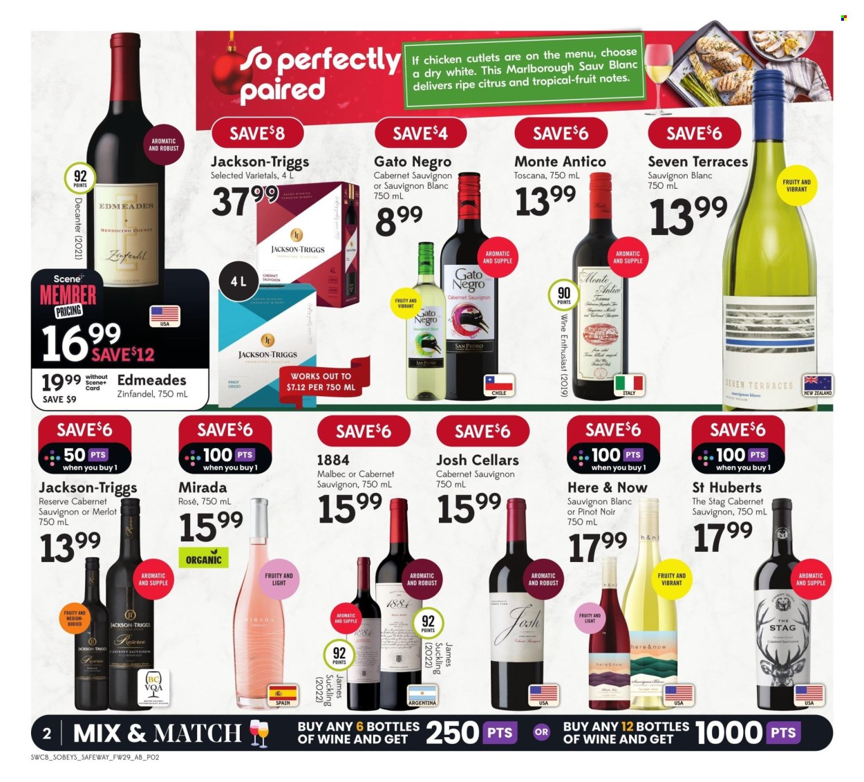 Circulaire Sobeys Liquor - 14 Novembre 2024 - 20 Novembre 2024. Page 1