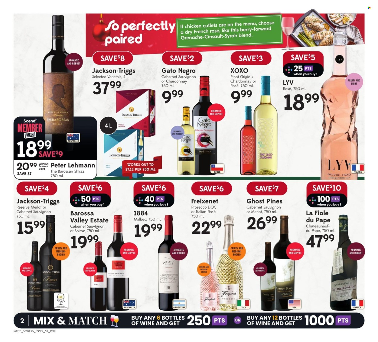 Circulaire Sobeys Liquor - 14 Novembre 2024 - 20 Novembre 2024. Page 1