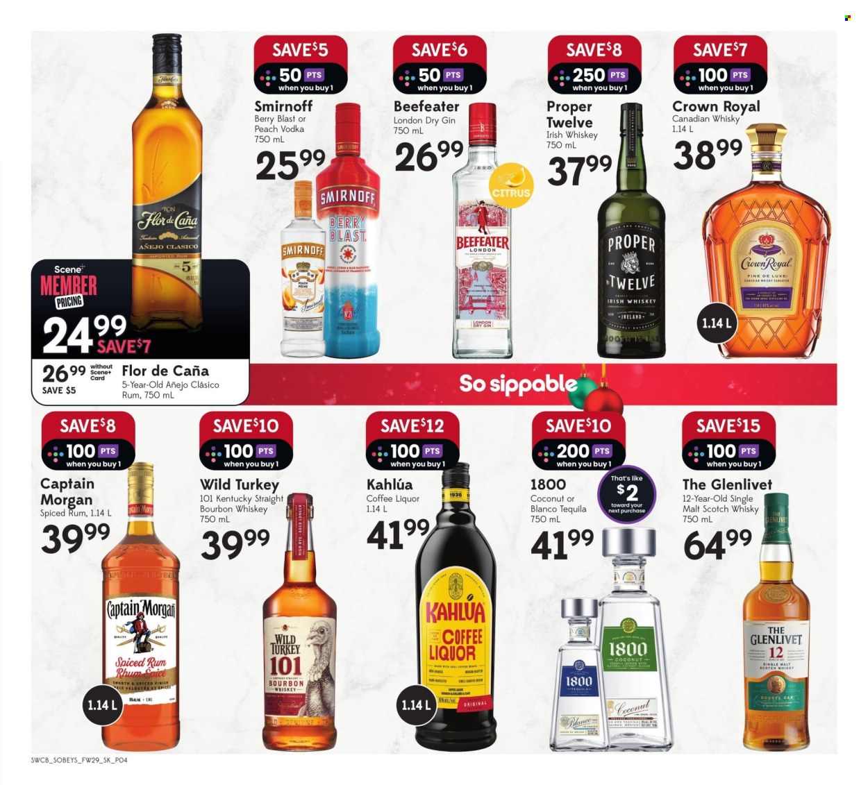 Circulaire Sobeys Liquor - 14 Novembre 2024 - 20 Novembre 2024. Page 1