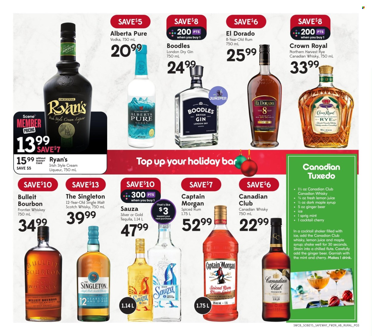 Circulaire Sobeys Liquor - 14 Novembre 2024 - 20 Novembre 2024. Page 1