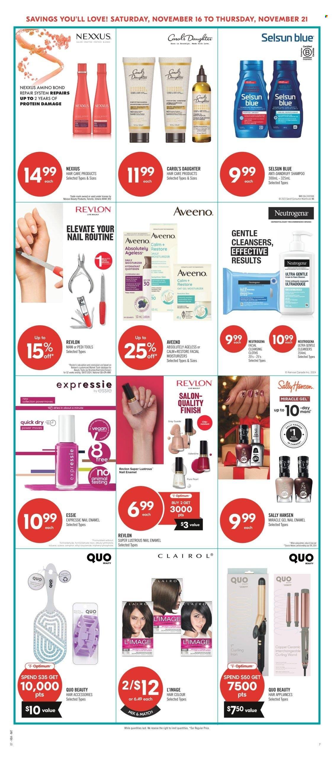 Circulaire Shoppers Drug Mart - 16 Novembre 2024 - 21 Novembre 2024. Page 1