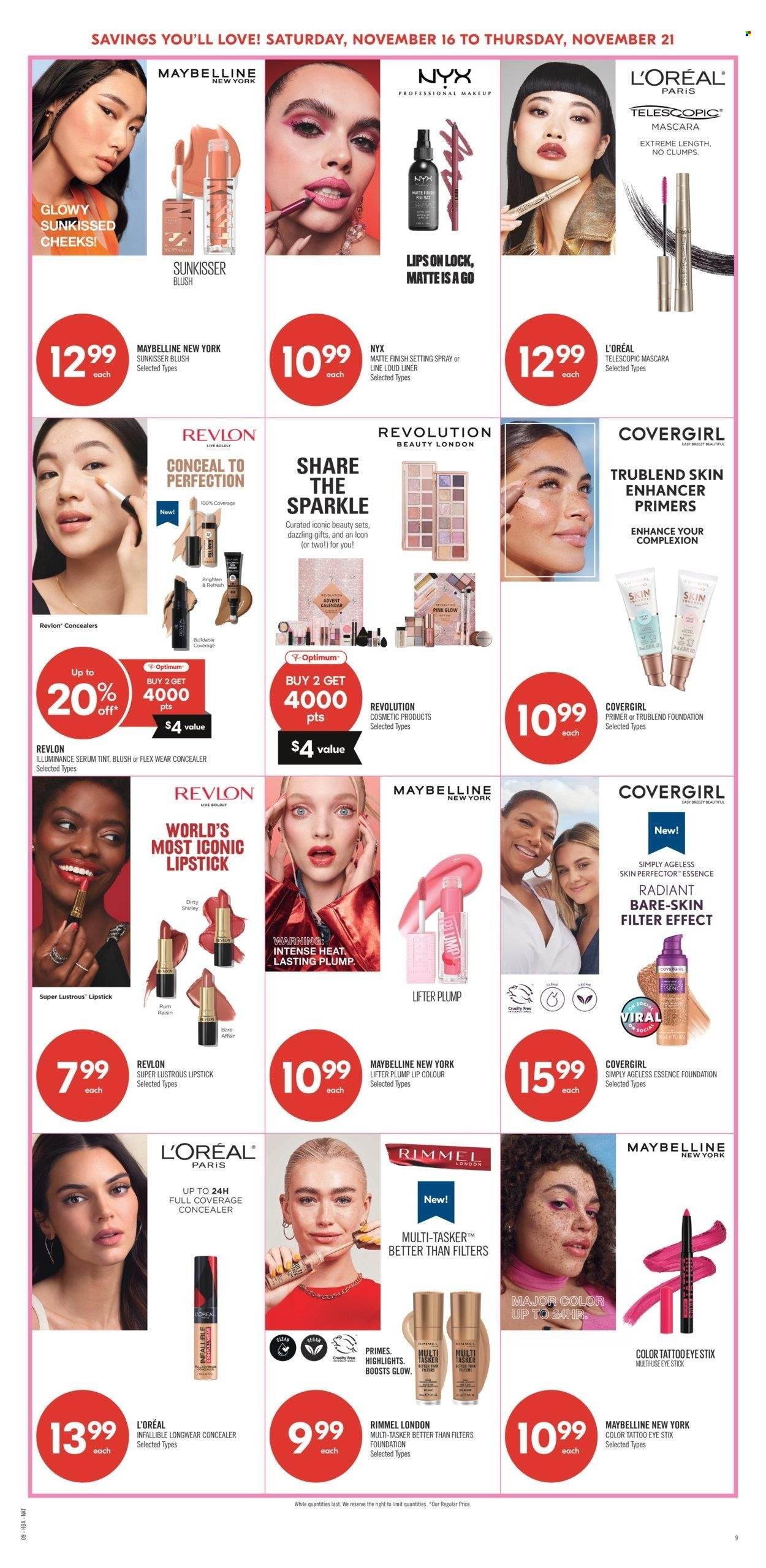 Circulaire Shoppers Drug Mart - 16 Novembre 2024 - 21 Novembre 2024. Page 1