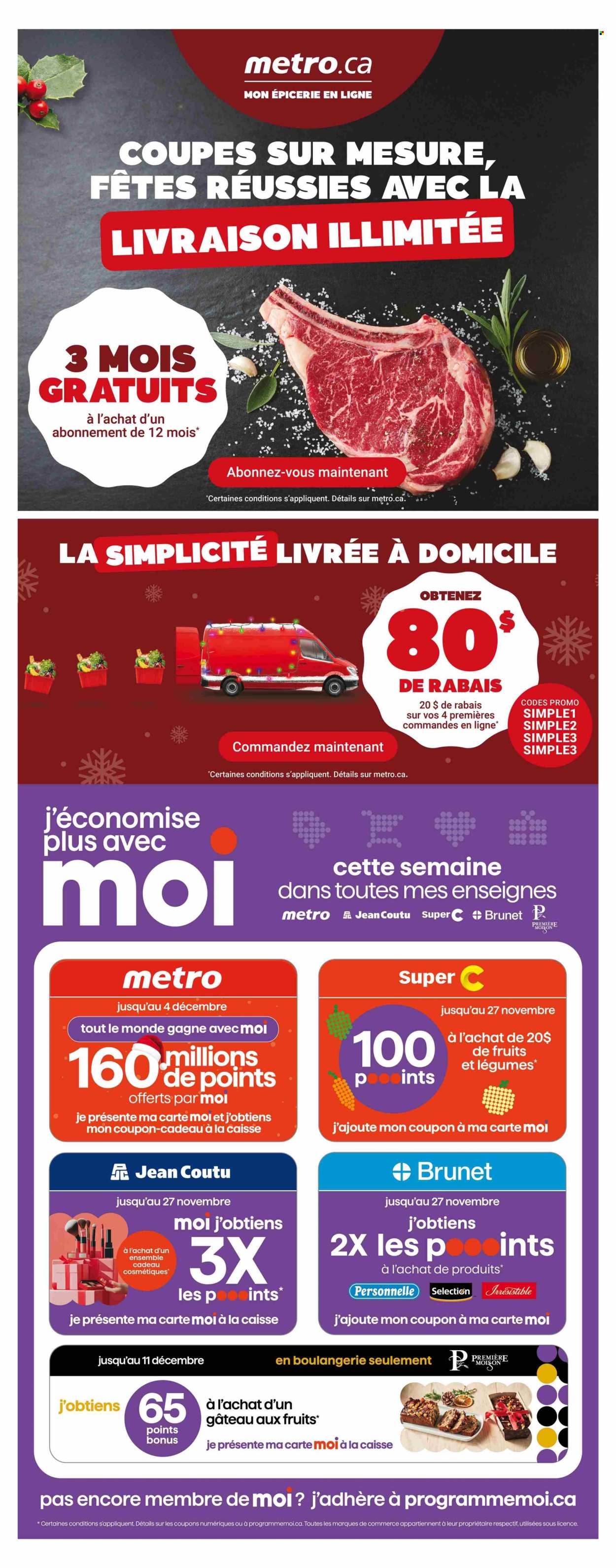 Circulaire Metro - 21 Novembre 2024 - 27 Novembre 2024. Page 1