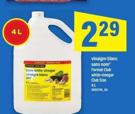 VINAIGRE BLANC SANS NOM® 4 L - Format Club

white vinegar Club Size