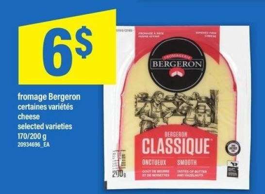 FROMAGE BERGERON | CHEESE - certaines variétés

selected varieties
170/200 g