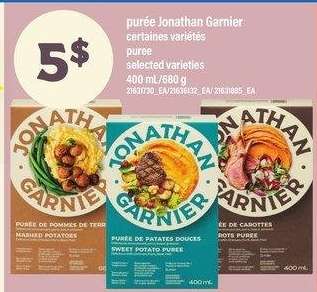 purée Jonathan Garnier | puree 400 mL/680 g - certaines variétés

selected varieties