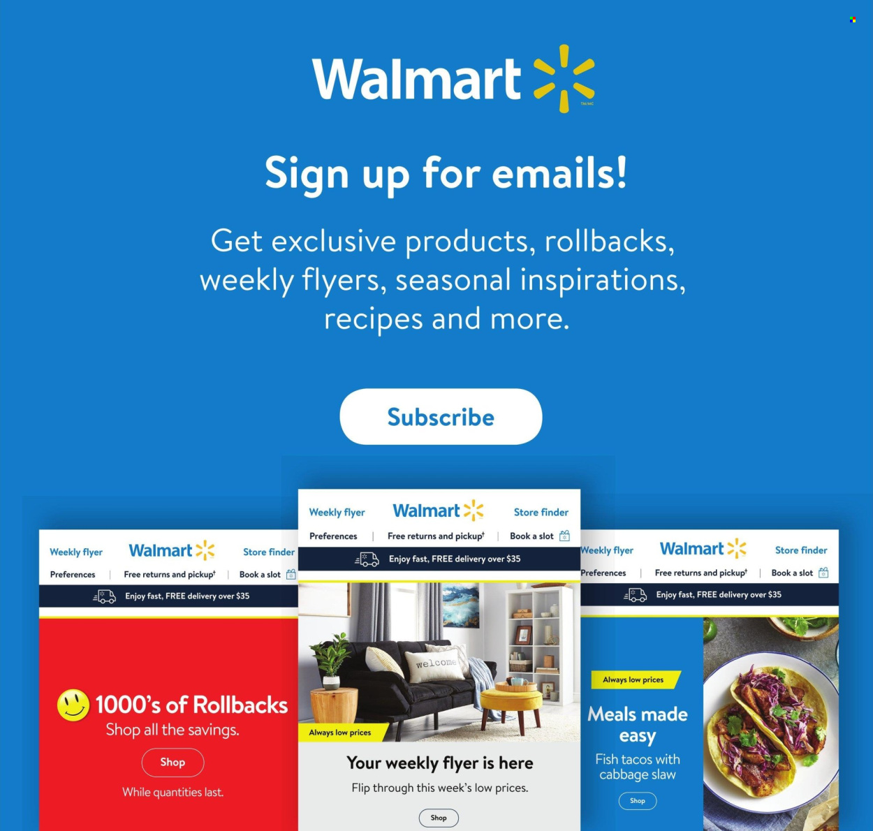 Circulaire Walmart - 20 Novembre 2024 - 27 Novembre 2024. Page 1