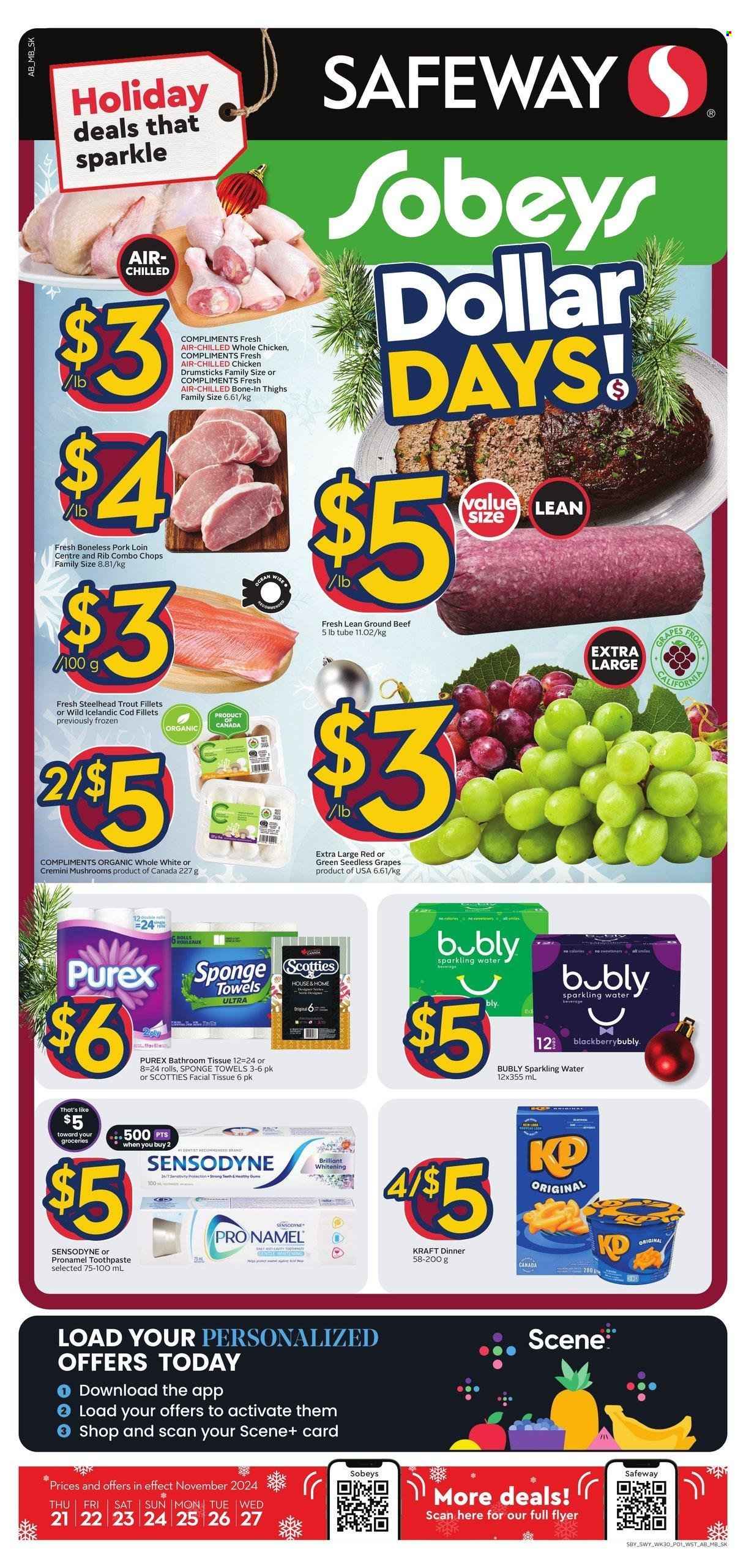 Circulaire Sobeys - 21 Novembre 2024 - 27 Novembre 2024. Page 1