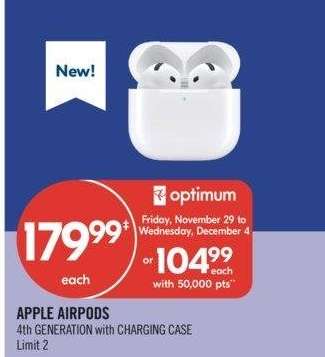 APPLE AIRPODS 4th GENERATION WITH CHARGING CASE