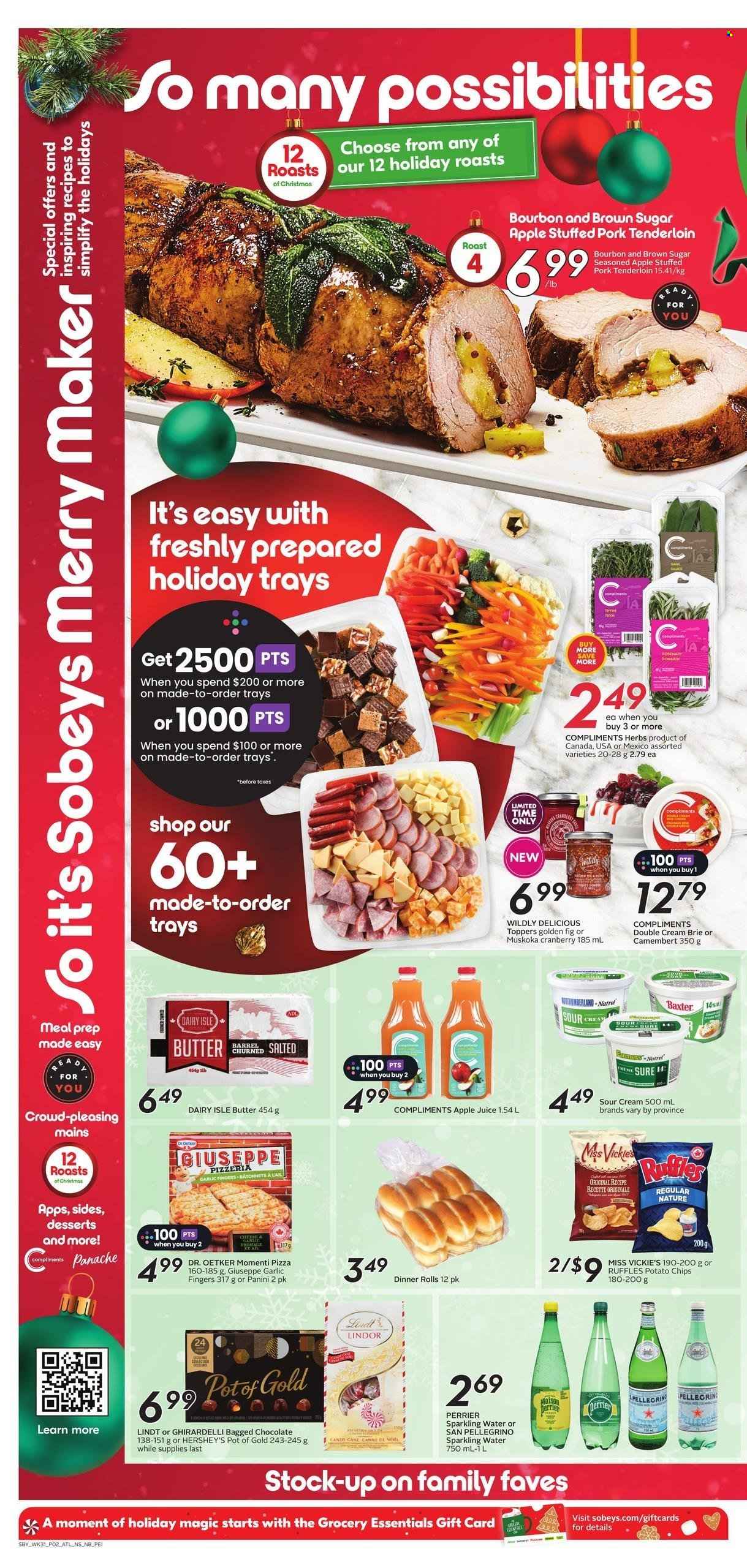 Circulaire Sobeys - 28 Novembre 2024 - 04 Décembre 2024. Page 1