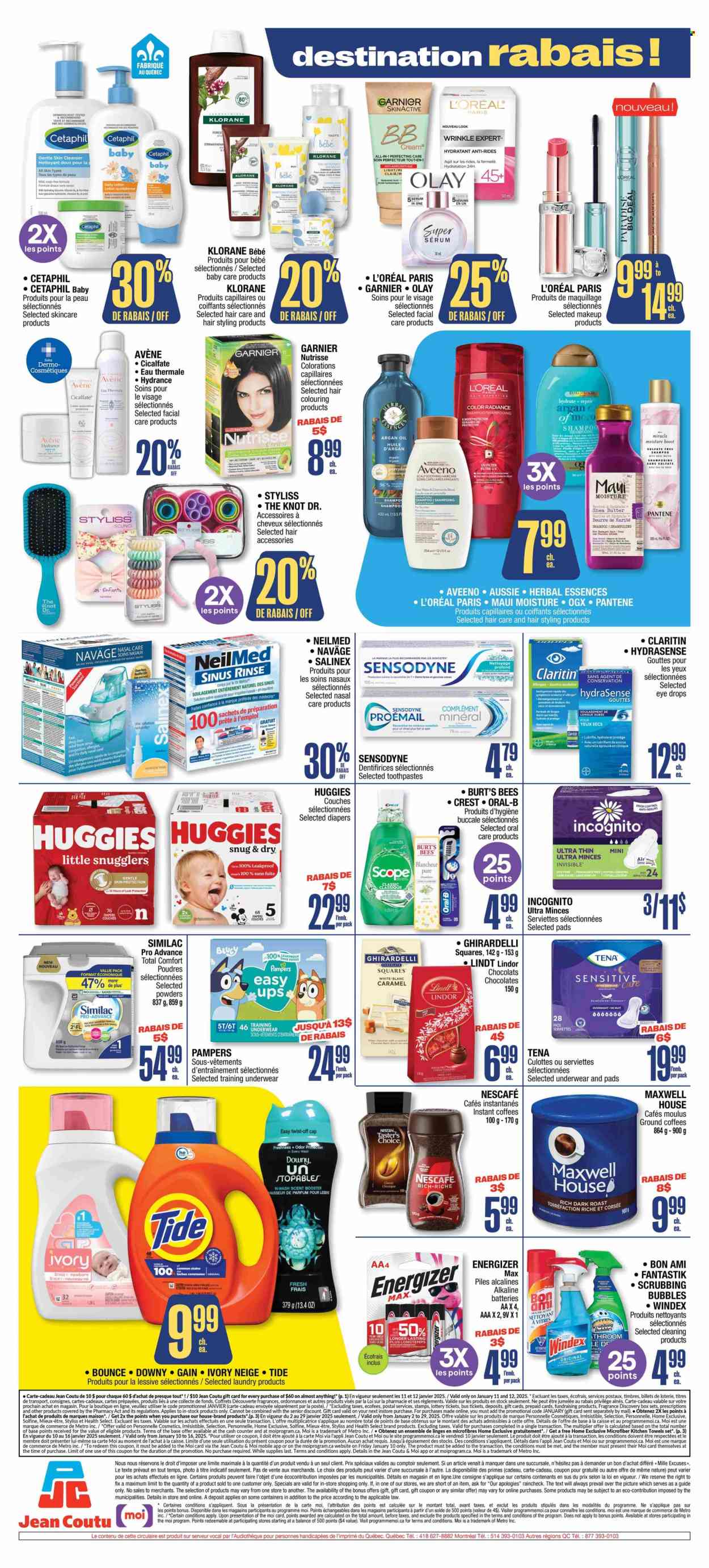 Circulaire Jean Coutu - 09 Janvier 2025 - 15 Janvier 2025. Page 1