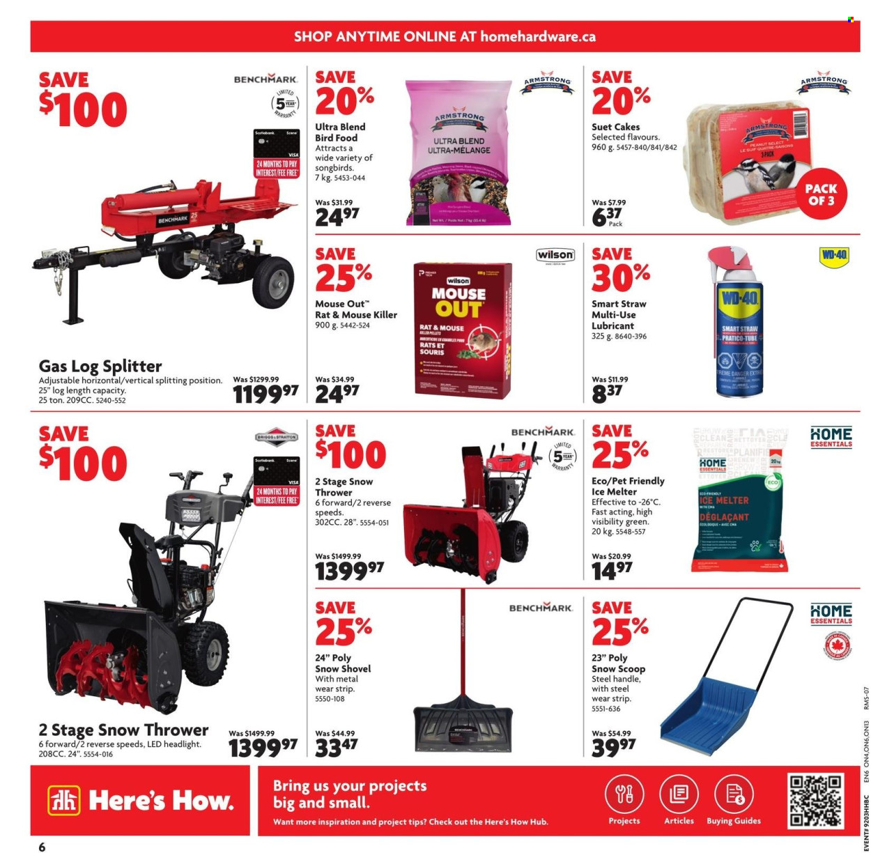 Circulaire Home Hardware Building Centre - 16 Janvier 2025 - 29 Janvier 2025. Page 1