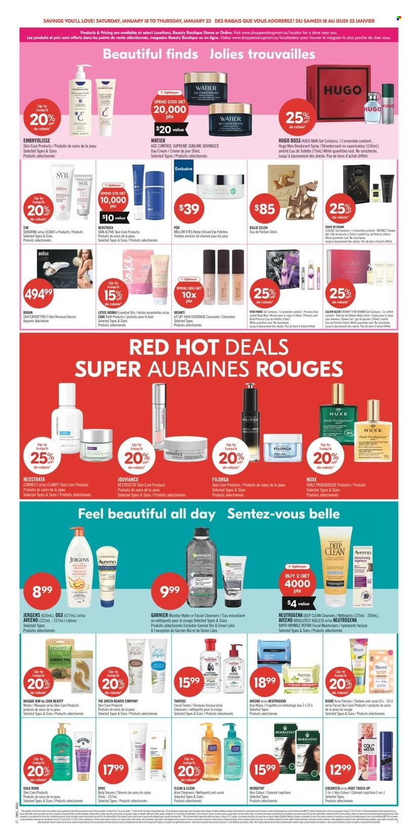 Circulaire Shoppers Drug Mart - 18 Janvier 2025 - 23 Janvier 2025. Page 1