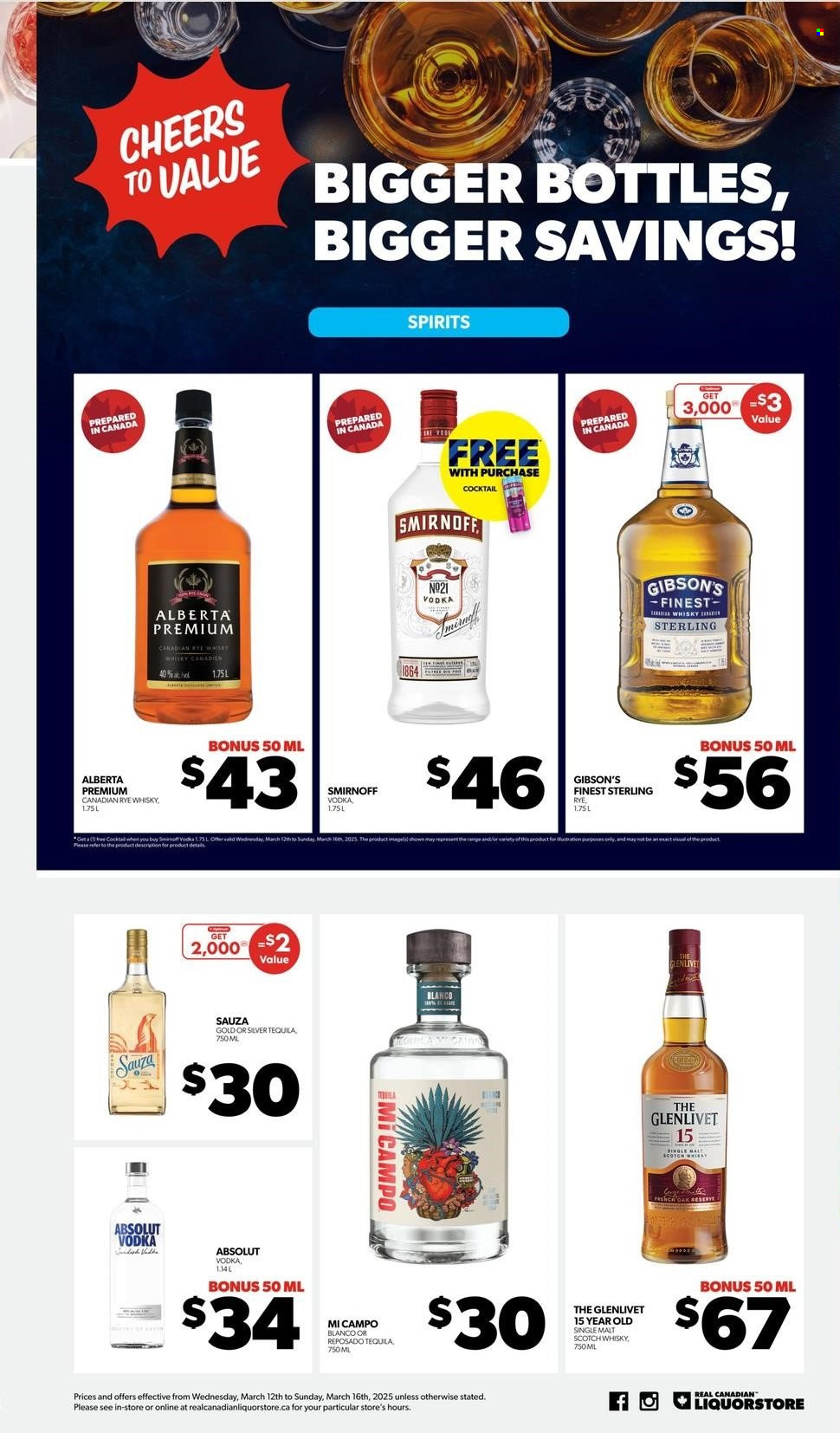 Circulaire Real Canadian Liquorstore - 12 Mars 2025 - 16 Mars 2025. Page 1