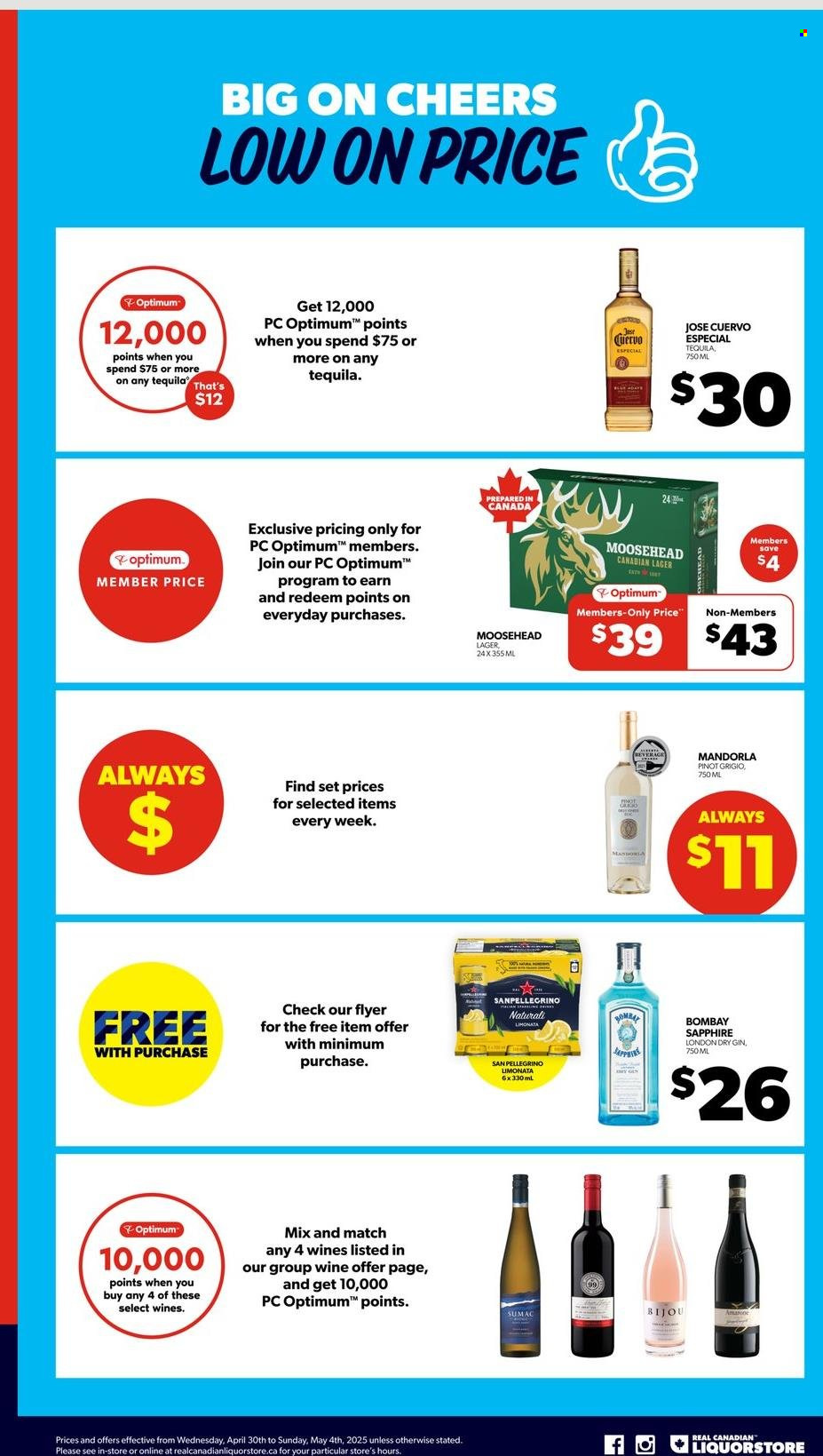Circulaire Real Canadian Liquorstore - 30 Avril 2025 - 04 Mai 2025. Page 1