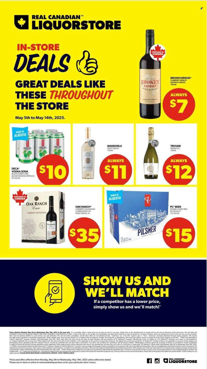 Circulaire Real Canadian Liquorstore - 05 Mai 2025 - 14 Mai 2025.