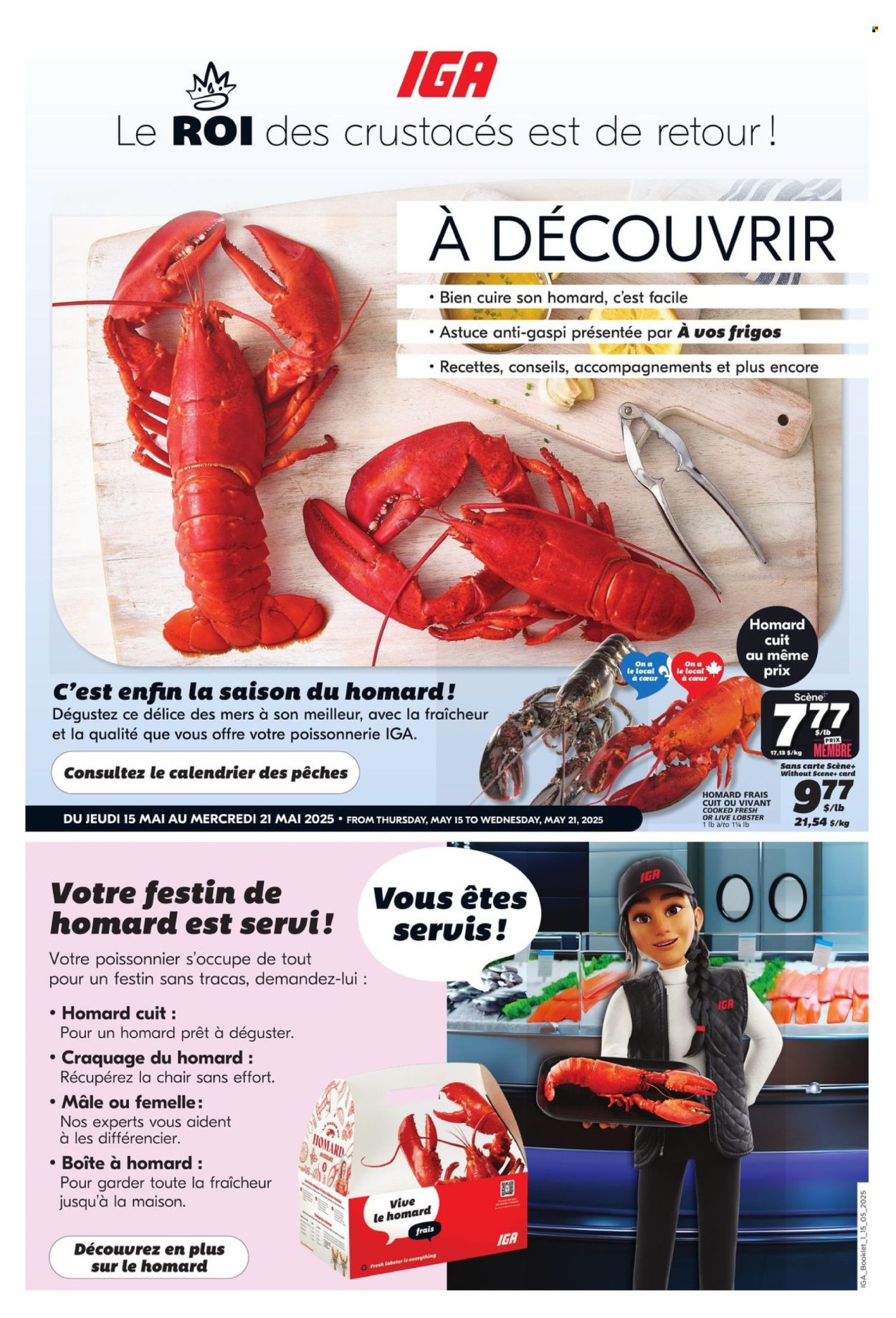Circulaire IGA - 15 Mai 2025 - 21 Mai 2025. Page 1