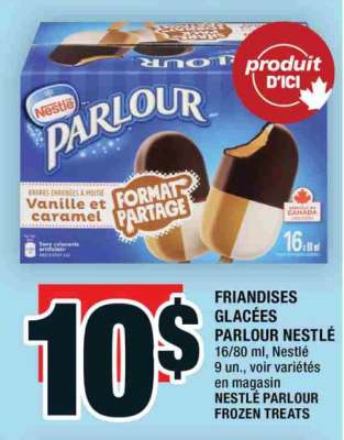 FRIANDISES GLACÉES PARLOUR NESTLÉ