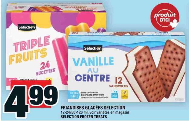 FRIANDISES GLACÉES SELECTION