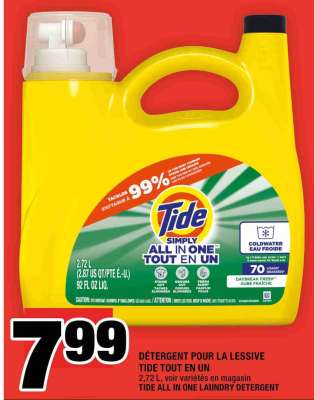 Tide All In One Laundry Detergent