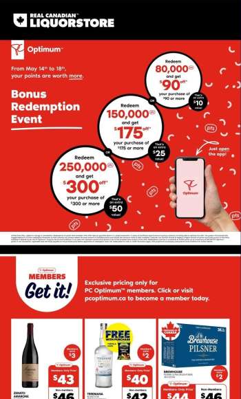 Circulaire Real Canadian Liquorstore - 14 Mai 2025 - 18 Mai 2025.