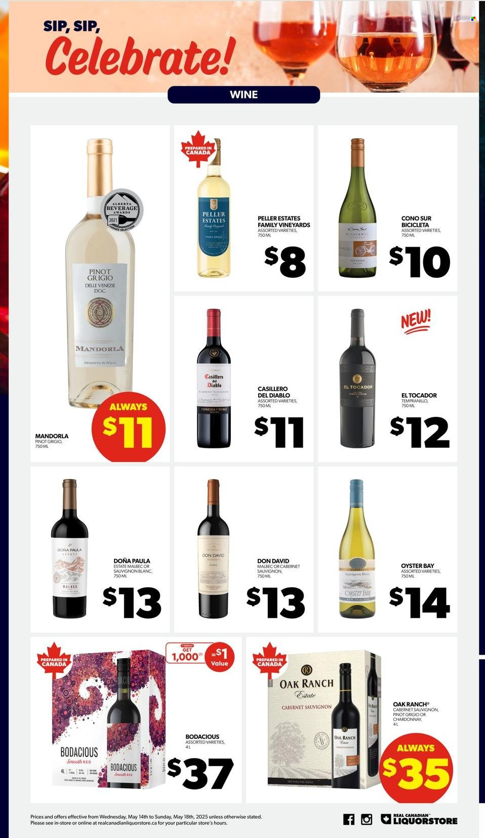 Circulaire Real Canadian Liquorstore - 14 Mai 2025 - 18 Mai 2025. Page 1
