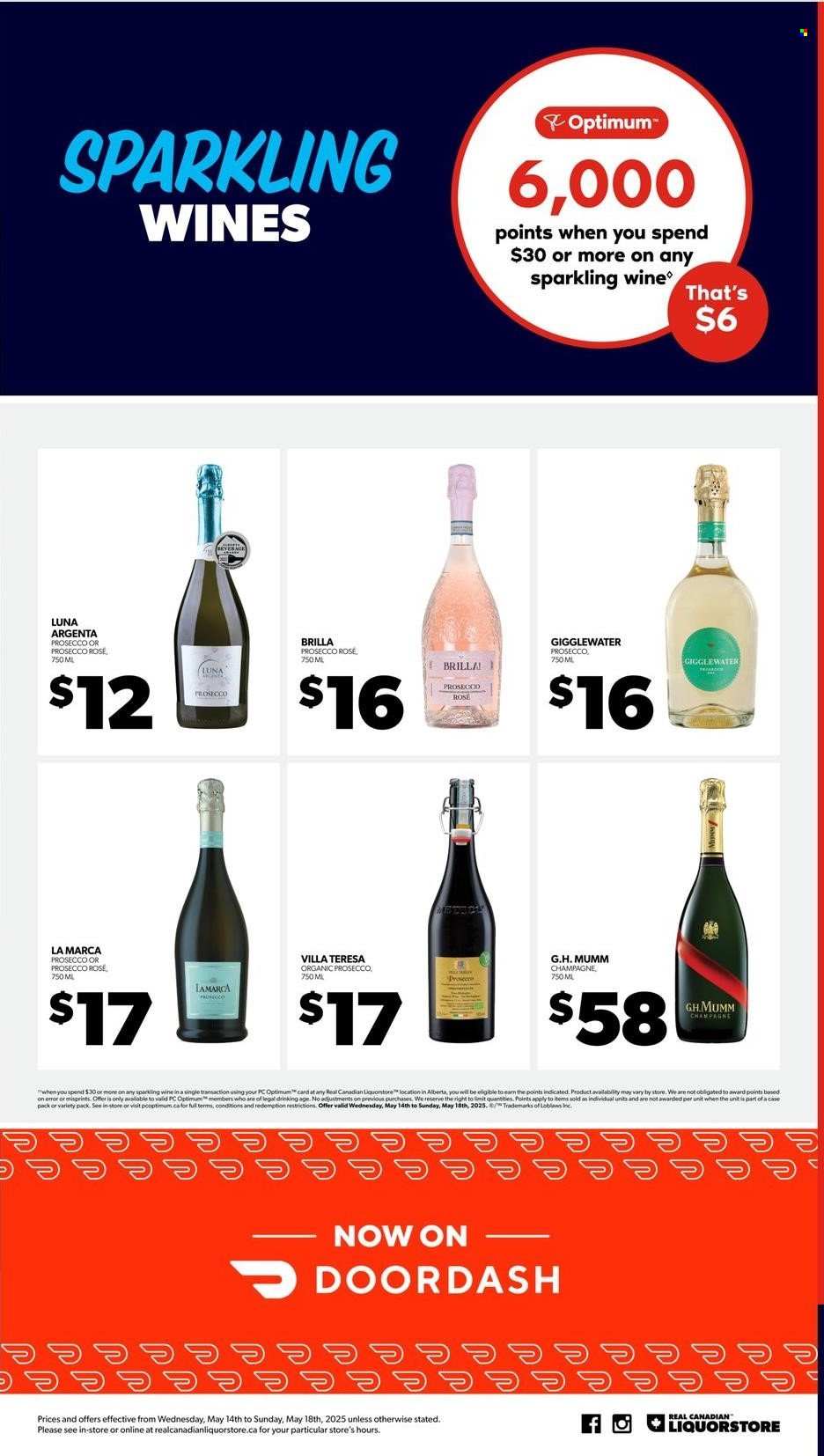 Circulaire Real Canadian Liquorstore - 14 Mai 2025 - 18 Mai 2025. Page 1
