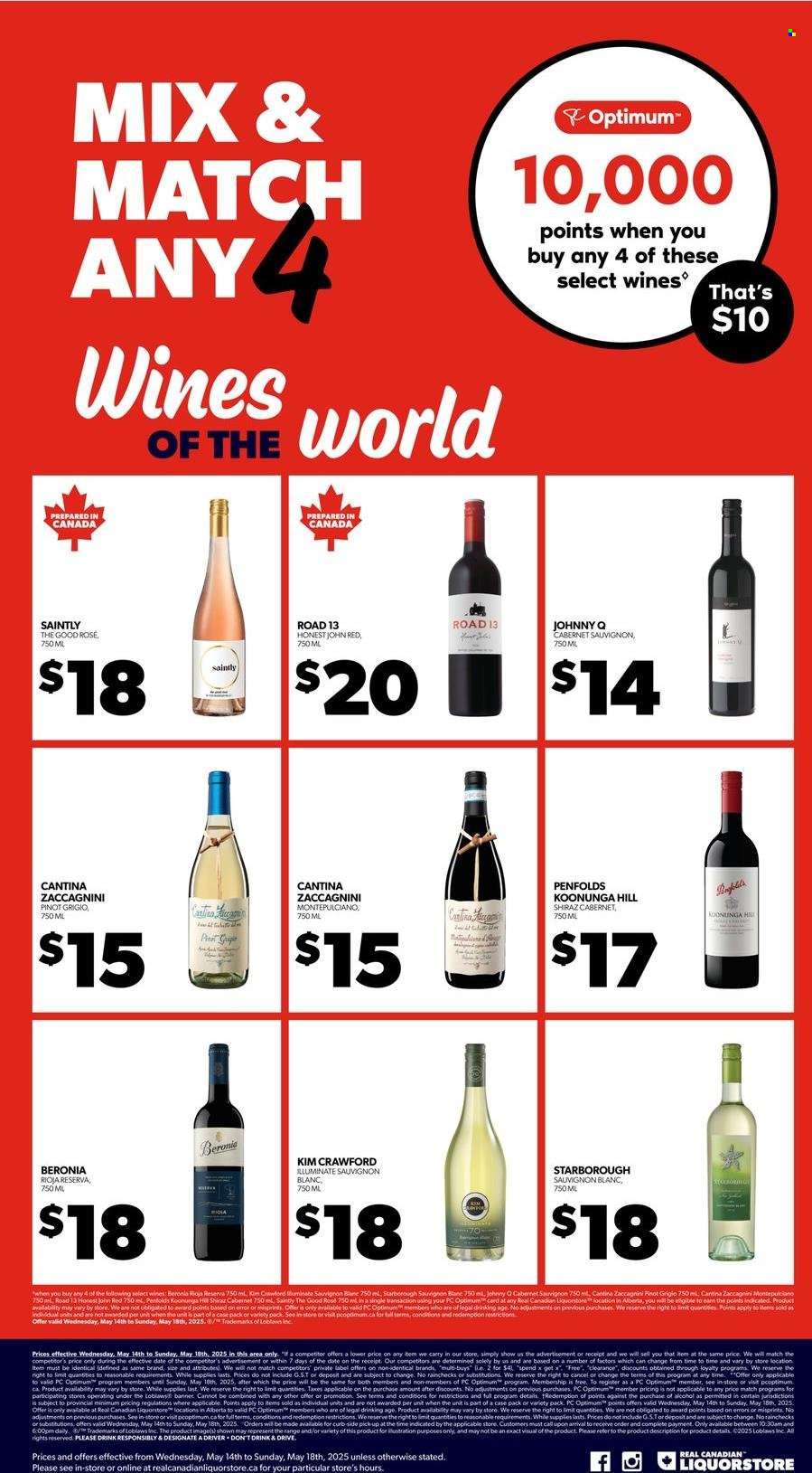 Circulaire Real Canadian Liquorstore - 14 Mai 2025 - 18 Mai 2025. Page 1