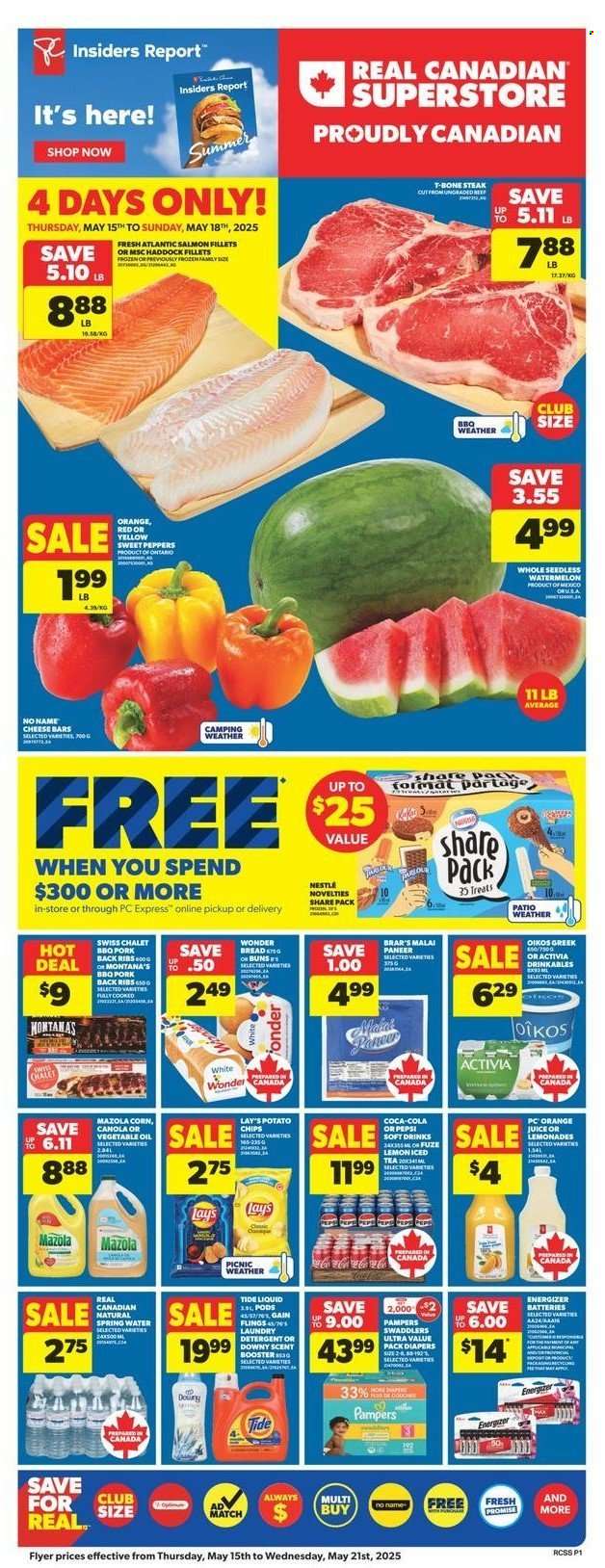 Real Canadian Superstore Flyer - May 15, 2025 - May 21, 2025.