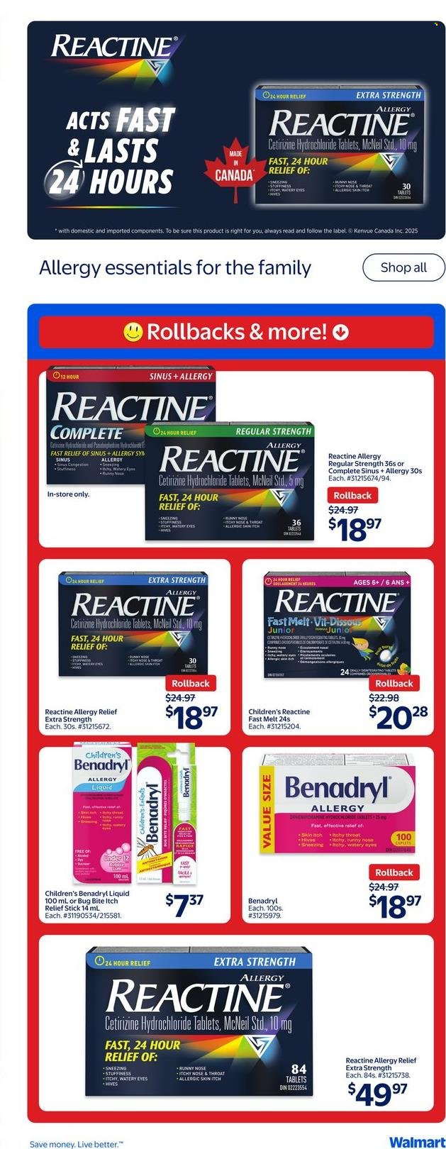 Circulaire Walmart - 15 Mai 2025 - 21 Mai 2025. Page 1