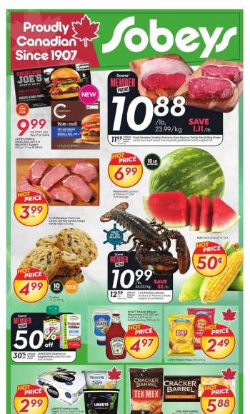 Circulaire Sobeys - 15 Mai 2025 - 21 Mai 2025.