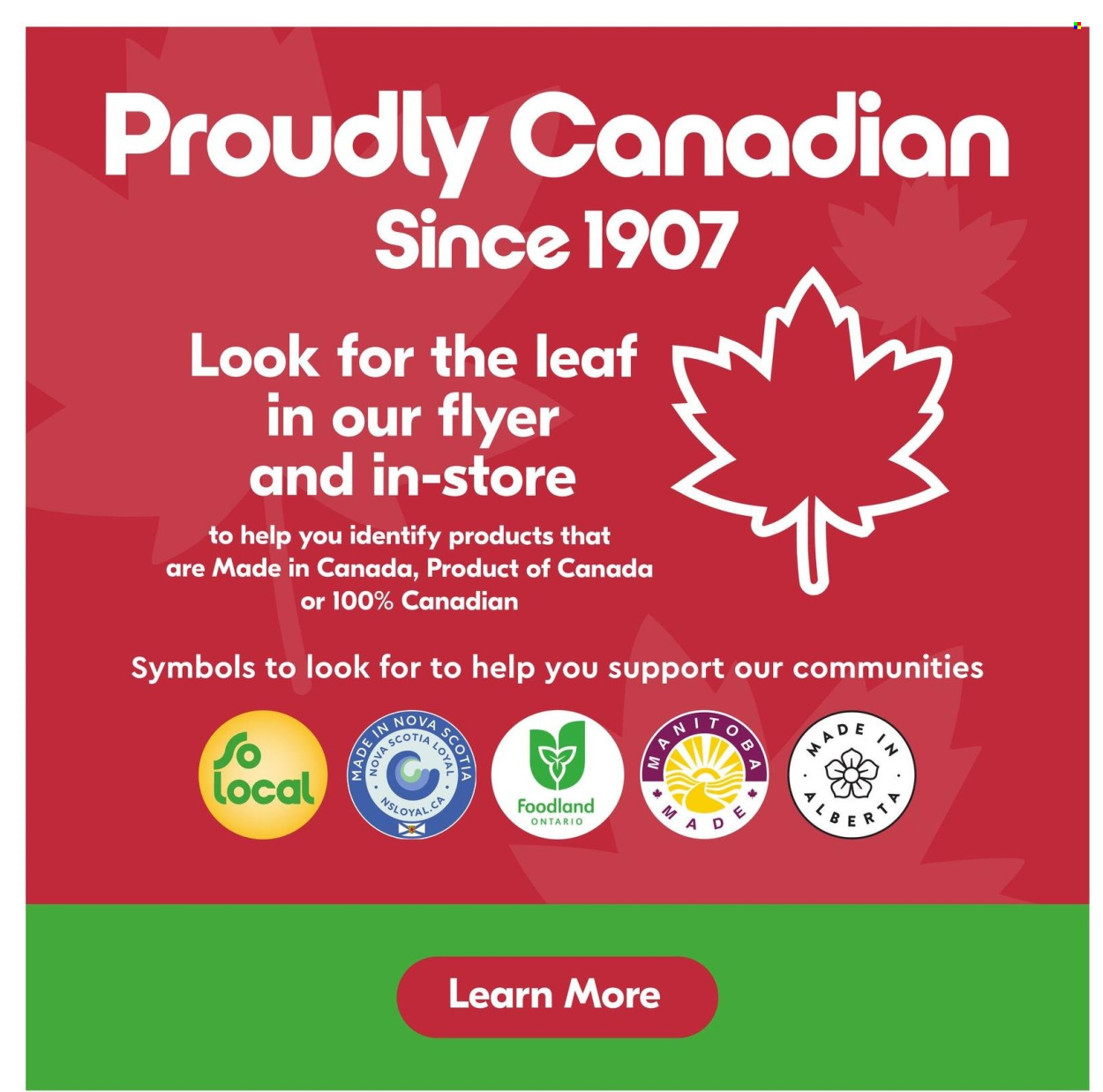 Circulaire Sobeys - 15 Mai 2025 - 21 Mai 2025. Page 1