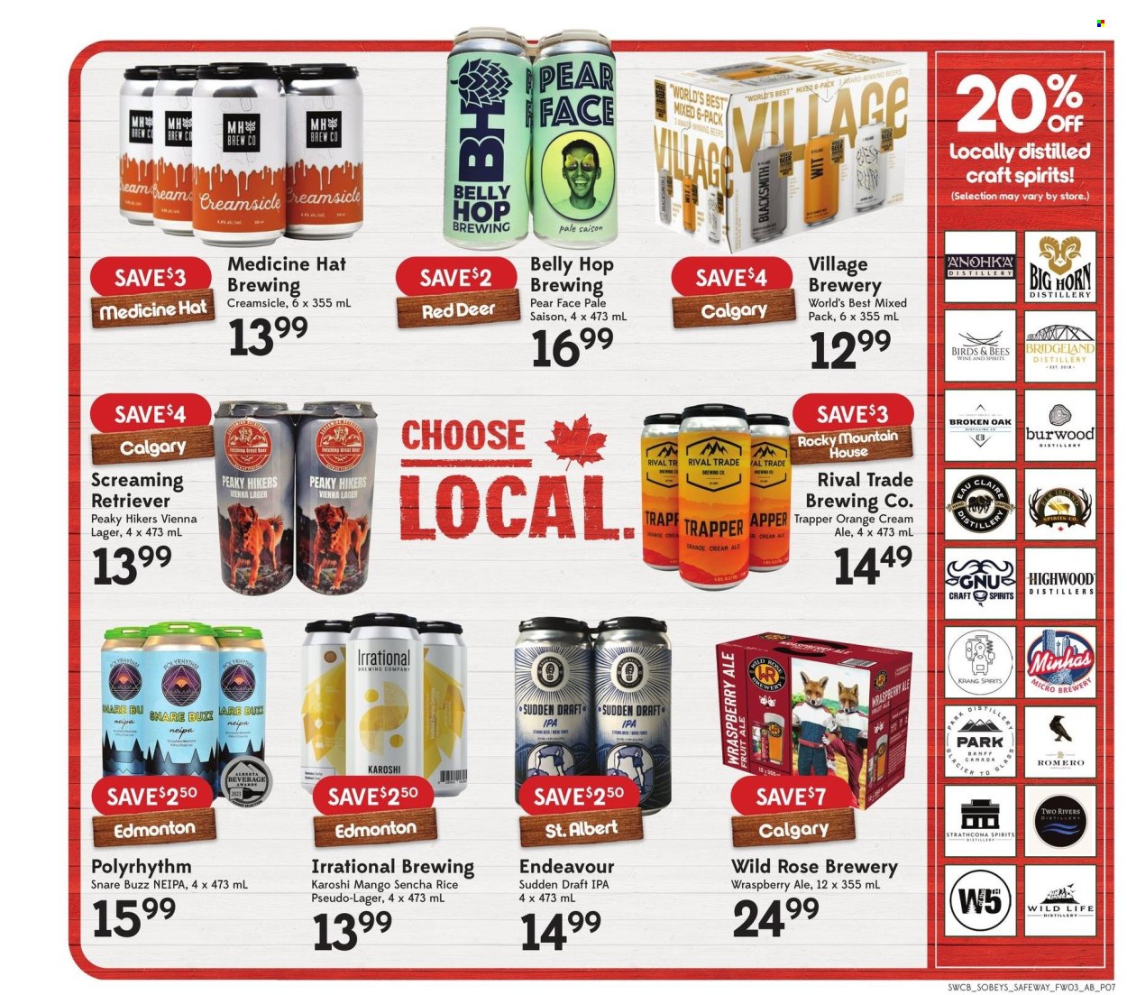 Circulaire Sobeys Liquor - 15 Mai 2025 - 21 Mai 2025. Page 1