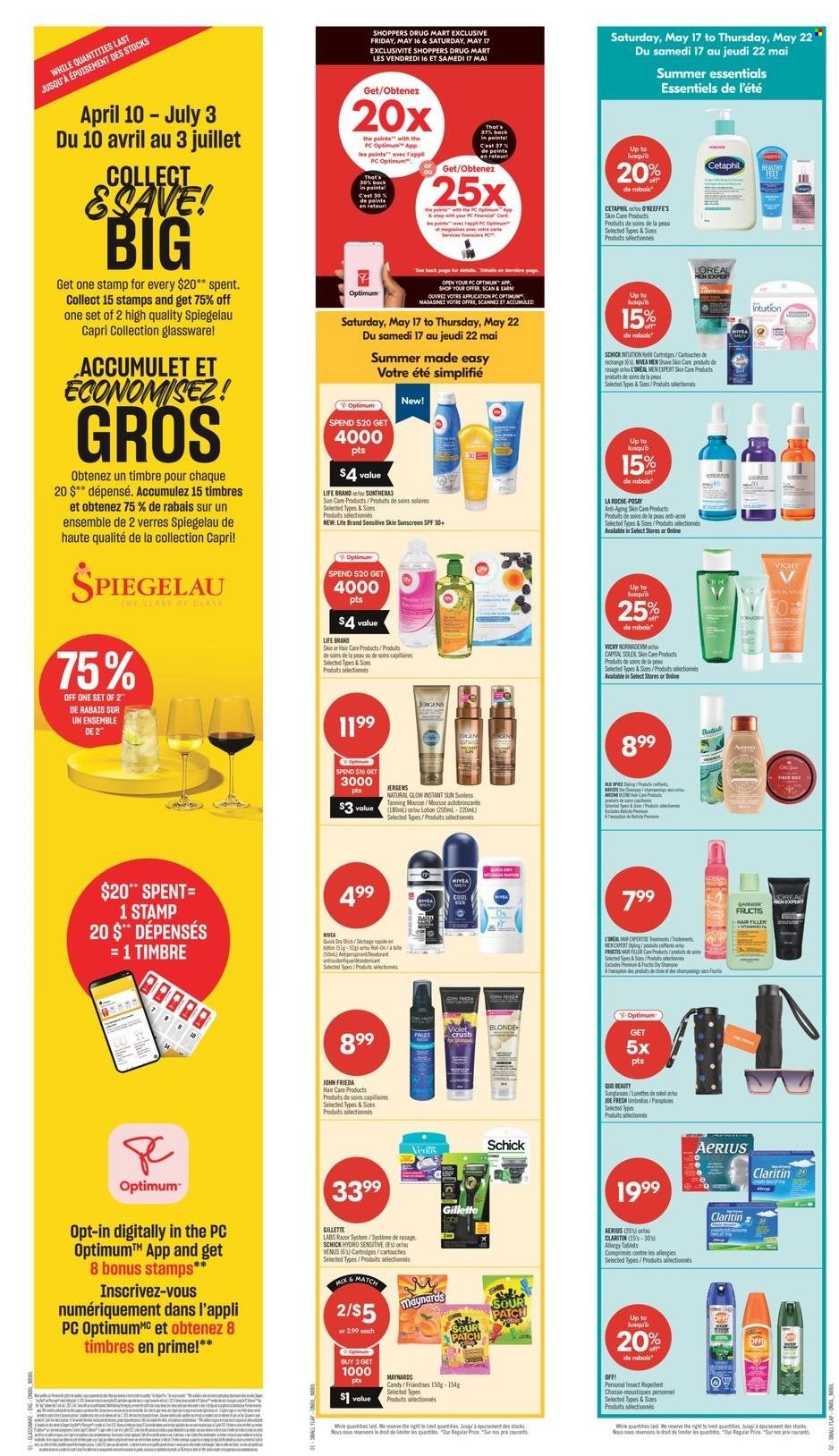 Circulaire Shoppers Drug Mart - 17 Mai 2025 - 22 Mai 2025. Page 1