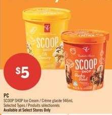 PC SCOOP SHOP ICE CREAM