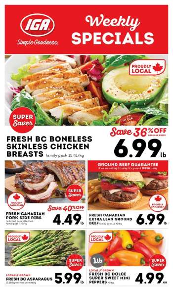 Circulaire IGA Simple Goodness - 16 Mai 2025 - 22 Mai 2025.