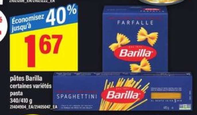 PÂTES BARILLA