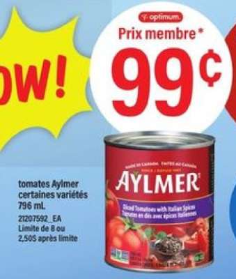 AYLMER TOMATES