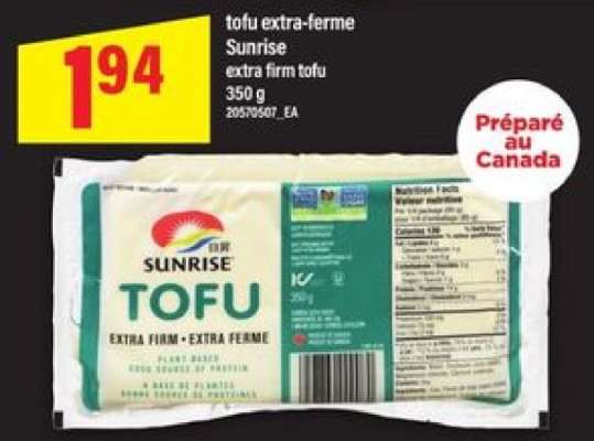 tofu extra-ferme Sunrise